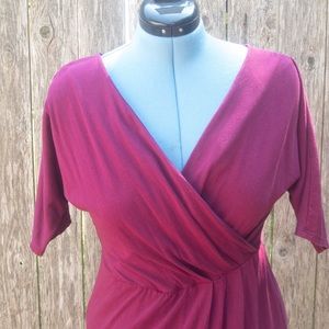 Old Navy v-neck faux wrap dress